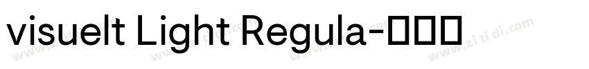 visuelt Light Regula字体转换